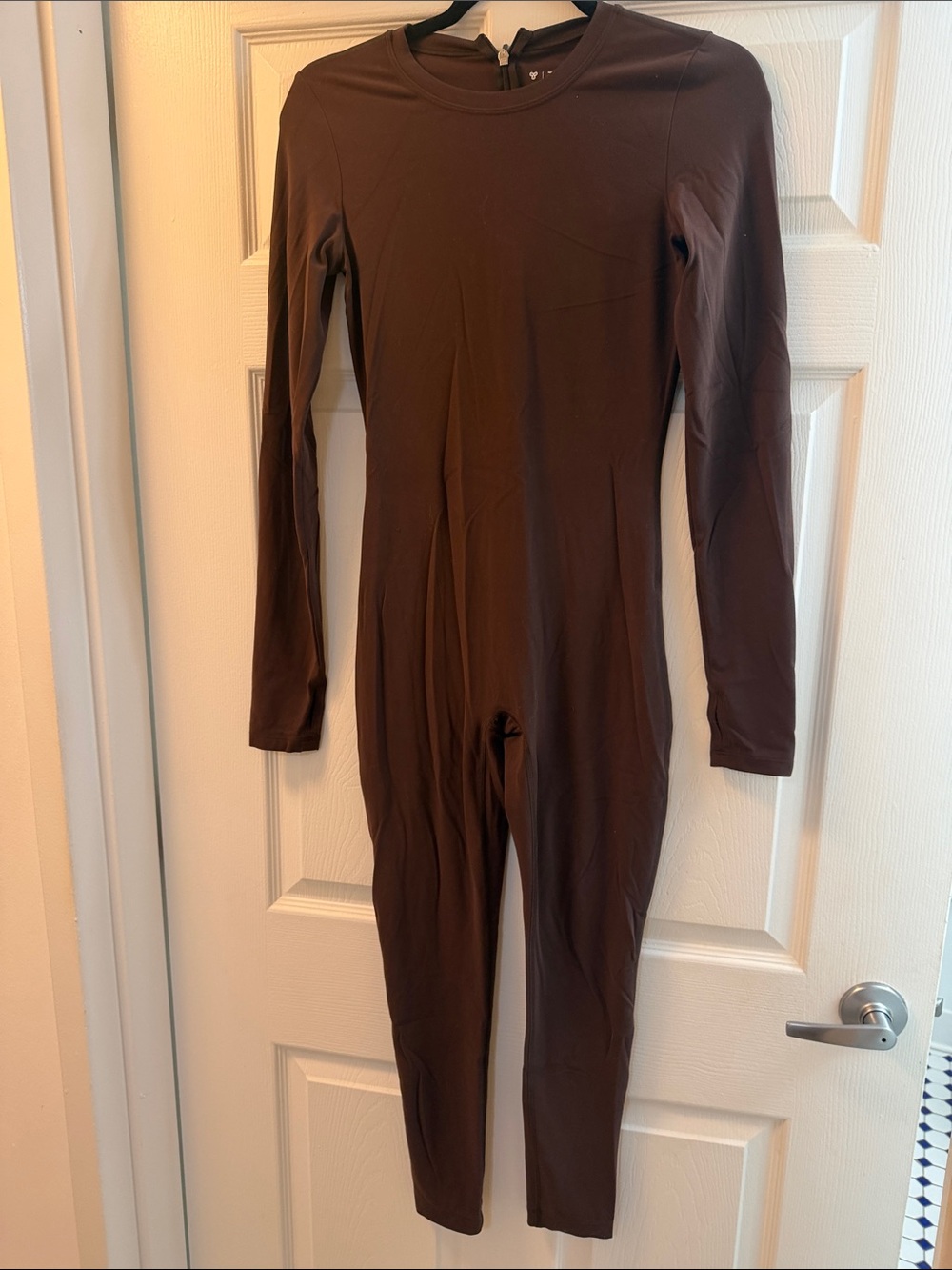 Aritzia Kids Brown Long-Sleeve One-Piece Bodysuit